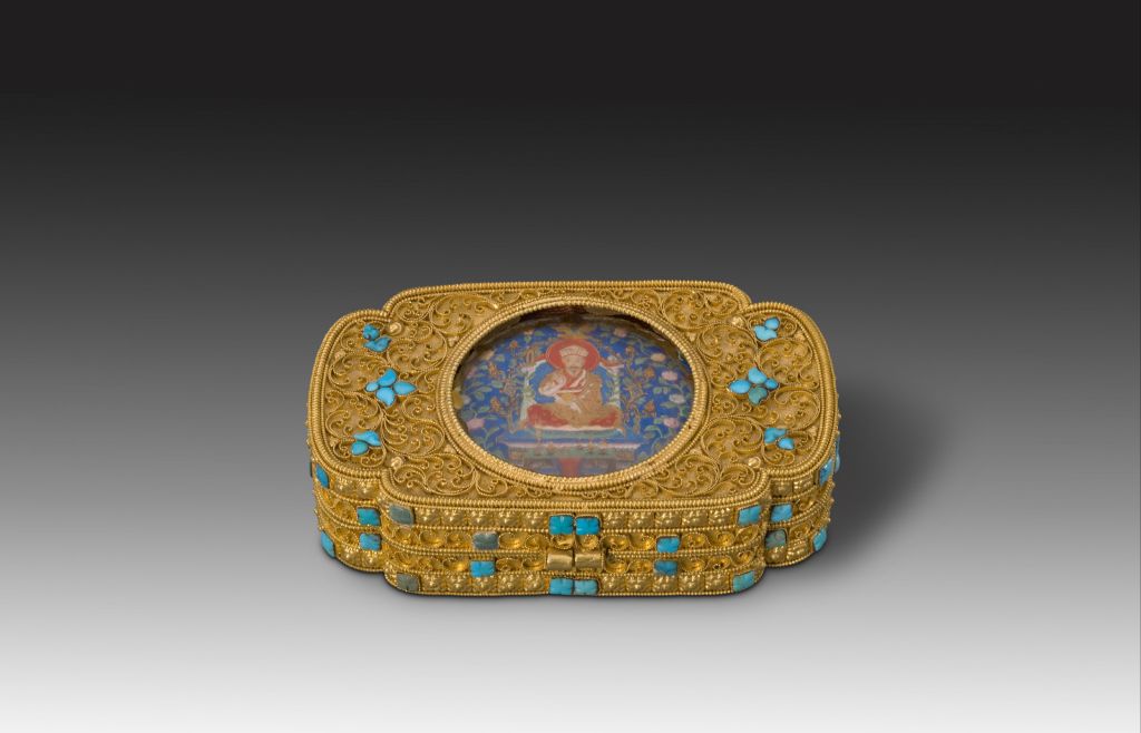 图片[1]-Gold thread inlaid with Qianlong Buddha’s decoration like Buddha’s nest-China Archive